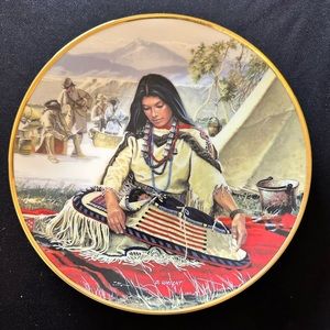 Noble American Indian Women - Sacajawea - Artist David Wright 1989